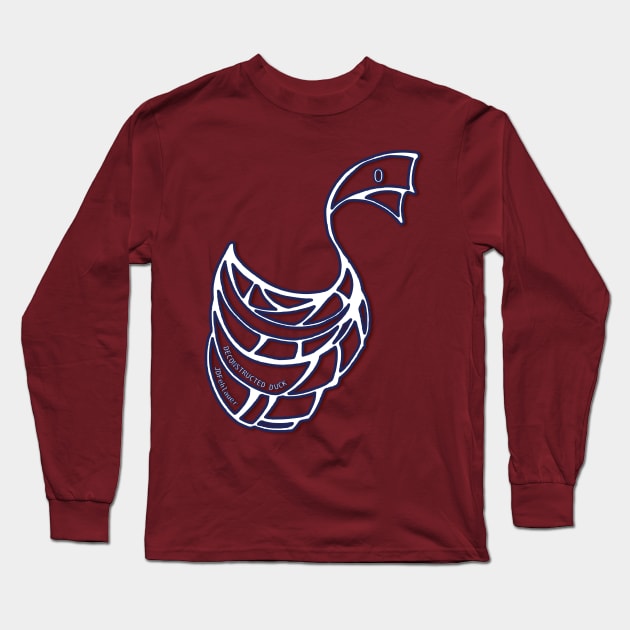 Deconstructed LINE DUCK Long Sleeve T-Shirt by JDFehlauer